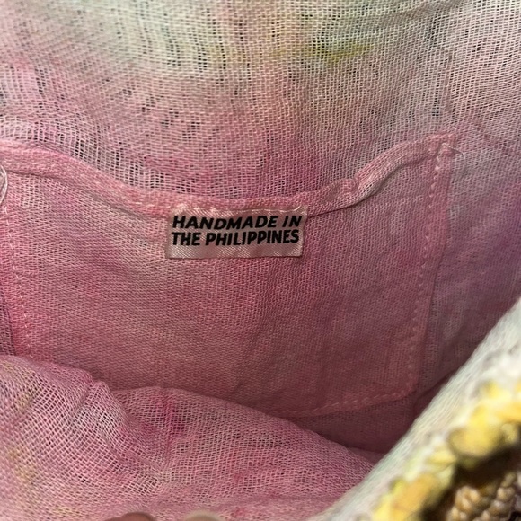 Vintage Custom Tie Dye Macrame Purse - Picture 5 of 11